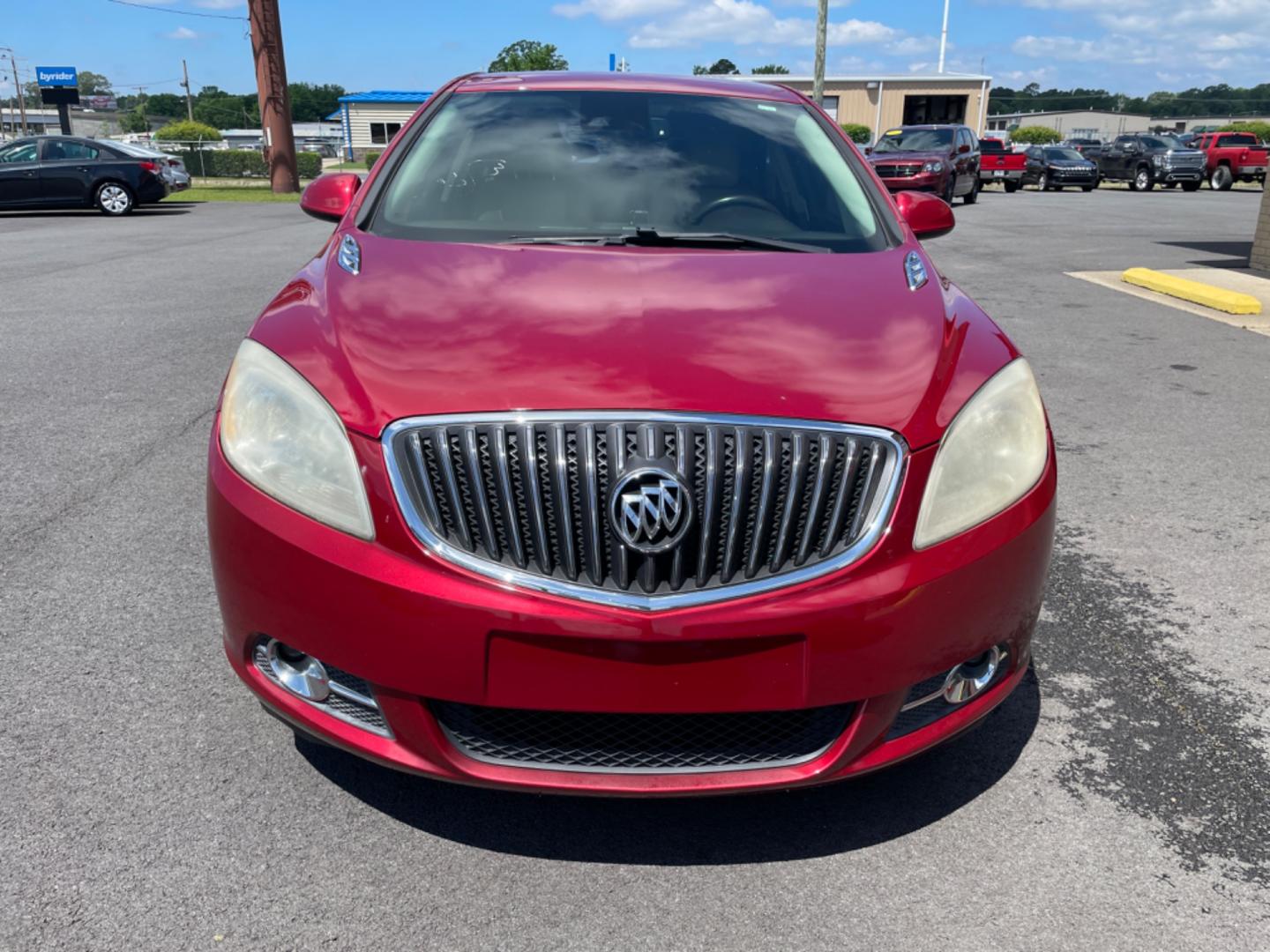 2014 Maroon Buick Verano (1G4PR5SK6E4) with an 4-Cyl, ECOTEC, 2.4 Liter engine, Auto, 6-Spd w/Shft Ctrl transmission, located at 8008 Warden Rd, Sherwood, AR, 72120, (501) 801-6100, 34.830078, -92.186684 - Photo#2